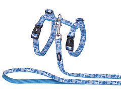 Анатомічна шлея з повідцем для великих кішок Camouflage Big Cat Harness Nobby Анатомічна шлея з повідцем для великих кішок Camouflage Big Cat Harness Nobby
