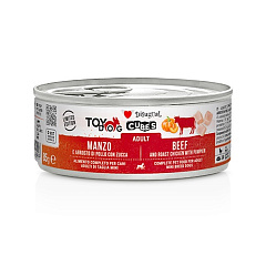 Безглютенова консерва для собак маленьких порід Яловичина з Запеченою Куркою та Гарбузом Disugual TOYDog Cubes 92% Adult Beef, Roast Chicken & Pumpkin