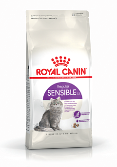 Сухий корм для дорослих кішок з чутливим травленням Royal Canin Sensible 33 Сухий корм для дорослих кішок з чутливим травленням Royal Canin Sensible 33