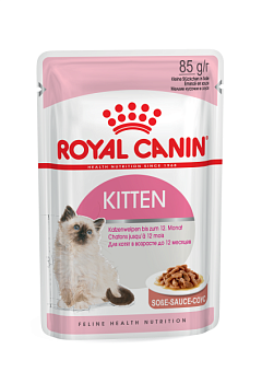 Вологий корм у соусі для кошенят віком від 4 до 12 місяців Royal Canin Kitten Instinctive Gravy