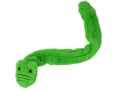Мягкая игрушка для собак Плюшевый Змей с внутренним канатом Snake Plush & Rope Nobby