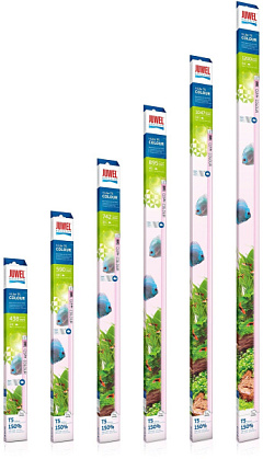 Люмінесцентна лампа з червоним світлом для червоних і синіх риб у прісноводному акваріумі Juwel HiLite T5 Color