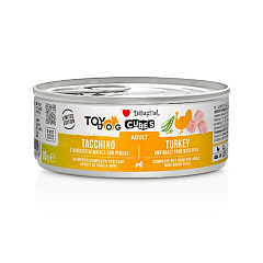 Безглютенова консерва для собак маленьких порід Індичка з Запеченою Свининою та Горошком Disugual TOYDog Cubes 92% Adult Turkey, Roast & Peas Безглютенова консерва для собак маленьких порід Індичка з Запеченою Свининою та Горошком Disugual TOYDog Cubes 92% Adult Turkey, Roast & Peas