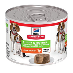 Мус з куркою для цуценят та вагітних або годуючих собак Hill's Science Plan Puppy & Mother Chicken Мус з куркою для цуценят та вагітних або годуючих собак Hill's Science Plan Puppy & Mother Chicken