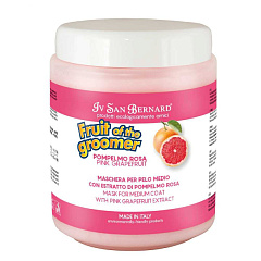 Маска для собак и котов со средней шерстью Грейпфрут, В6 Iv San Bernard Fruit of the Groomer Pink Grapefruit Mask