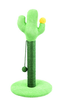 Кігтеточка-стовпчик у вигляді квітучого кактуса з іграшкою для кішок Imac Cactus Fiora