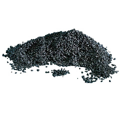 Декоративный черный кварц 2-3 мм для аквариума с пресной и морской водой Amtra Soil Nero
