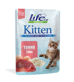 Влажный корм для котят с Тунцом Life Cat Natural Kitten Tuna