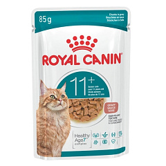 Вологий корм у соусі для старіючих кішок віком від 11 років Royal Canin Senior Cats 11+ Gravy