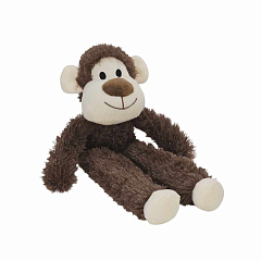 Мягкая игрушка для собак Плюшевая Обезьяна с пищалкой Plush Nobby