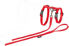 Анатомічна шлея-вісімка з повідцем для великих котів Set Big Cat Harness Nobby Анатомічна шлея-вісімка з повідцем для великих котів Set Big Cat Harness Nobby