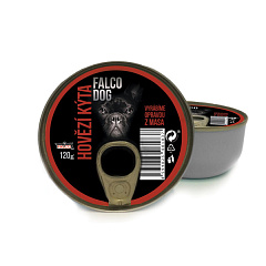 Консервоване добірне м'ясо для собак маленьких порід Яловичина FALCO DOG 100% Meat Beef