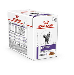 Акционный набор 8+4 влажного корма для стерилизованных кошек с момента операции до 7 лет Royal Canin Veterinary Neutered Maintenance s/o index