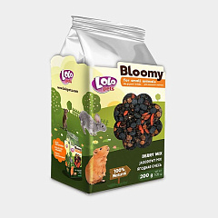 Ласощі для гризунів та кроликів Ягідна Суміш LoLo Pets Bloomy Small Animals Berry Mix