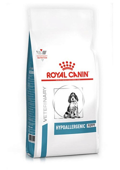 Сухой лечебный корм для щенков при пищевой аллергии и непереносимости Royal Canin Veterinary Hypoallergenic Puppy