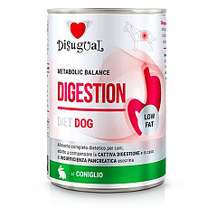 Влажный лечебный корм для собак при заболеваниях ЖКТ Паштет из Кролика Disugual Metabolic Balance Diet Dog Digestion Low Fat Rabbit