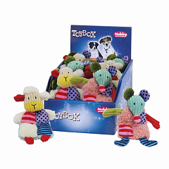 Мягкая игрушка для собак ToyBox Плюшевые Овца и Мышка с пищалкой Sheep & Mouse Plush Nobby