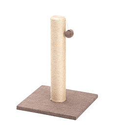 Когтеточка для кота Столбик с игрушкой Imac Irina