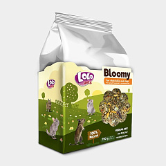 Ласощі для шиншил та дегу Трав'яна Суміш LoLo Pets Bloomy Chinchilla & Degu Herbal Mix 