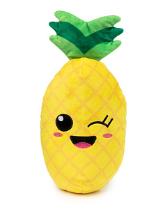 М'яка іграшка для собак Підморгуючий Ананас з пищалкою FuzzYard Plush Winky Pineapple