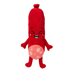 М'яка іграшка для собак Ковбаска з пищалкою FuzzYard Plush Meat Head Peper Toni