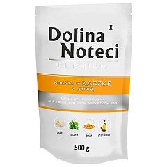 Безглютеновий вологий корм для собак з Качкою та Гарбузом Dolina Noteci Premium Adult Duck & Pumpkin