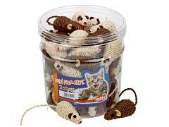 Игрушка для котов ToyBox Сизалевая Мышка с погремушкой Sisal Nobby Игрушка для котов ToyBox Сизалевая Мышка с погремушкой Sisal Nobby