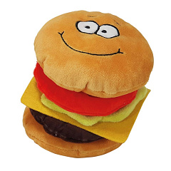 Мягкая игрушка для собак Плюшевый Бургер с пищалкой Plush Nobby Мягкая игрушка для собак Плюшевый Бургер с пищалкой Plush Nobby