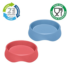 Антиковзка миска для собак та котів з чутливими вусами Imac Dea 2nd Plastic Life Whisker-Friendly Bowl