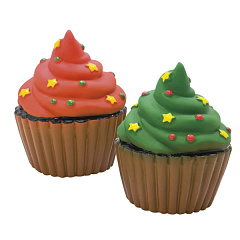 Новорічні іграшки для собак Різдвяний Мафін з пищалкою Muffin Xmas Nobby