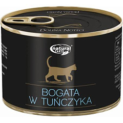 Консерва для кошек с мясными кусочками Тунца Dolina Noteci Natural Taste Cat Tuna