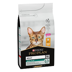 Сухой корм для котов с Курицей для поддержания здоровья почек Purina Pro Plan Renal Plus Adult 1+ Chicken