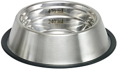 Антискользящая миска из нержавеющей стали для собак Дозатор Capacity Nobby Антискользящая миска из нержавеющей стали для собак Дозатор Capacity Nobby