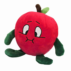 Мягкая игрушка для маленьких собак Плюшевое Яблоко с пищалкой Apple Plush Nobby