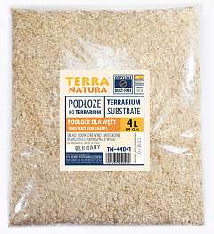 Наполнитель для террариума Субстрат для змей Еловая стружка Terra Natura Snakes Spruce Wood