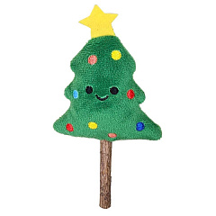 Игрушка для котов Плюшевая Елка с Палочкой Мататаби Tree Plush Matatabi Xmas Nobby