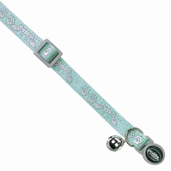 Нейлоновый ошейник для котов с колокольчиком Кошачьи Лапки Hiding Cat Collar Nobby