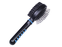 Двухсторонняя щётка для массажа и ухода за шерстью собак и котов Double-Sided Brush Comfort Line Nobby