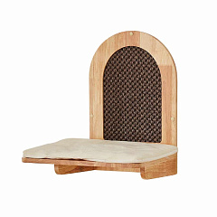 Игровой комплекс на стену для кошек Лежанка-полочка с Дряпалкой Cin Wall Cat Climbing Nobby