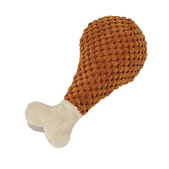 М'яка іграшка для собак Плюшева Куряча гомілка Plush Nobby
