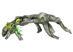 Декор для аквариума Серая коряга с цветами Snag Gray Aqua Ornaments Nobby