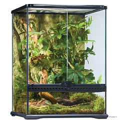 Стеклянный вертикальный террариум 45 х 45 х 60 см Exo Terra Natural Terrarium Small Tall PT2607
