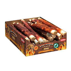 Жевательные лакомства для собак Палочка с Утиным мясом Nobby StarSnack BBQ Wrapped Duck Extra Large