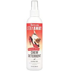 Спрей для захисту місць від погризів собаками та котами TropiClean Stay Away Chew Deterrent Спрей для захисту місць від погризів собаками та котами TropiClean Stay Away Chew Deterrent