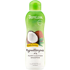 Гіпоалергенний шампунь для цуценят та кошенят TropiClean Shampoo Hypoallergenic Puppy & Kitten