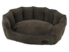 Антиковзаюча вельветова лежанка із бортиками для собак Boteli Nobby