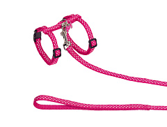 Анатомическая шлея с поводком для кошек Круги Dots Cat Harness Nobby Анатомическая шлея с поводком для кошек Круги Dots Cat Harness Nobby