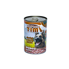 Консервоване м'ясо для собак Асорті з Птаха TIM Dog 100% Meat Poultry