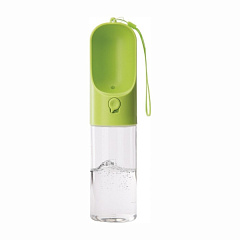 Дорожня пластикова напувалка з чашею для пиття для собак та котів Imac One Touch Water Bottle Дорожня пластикова напувалка з чашею для пиття для собак та котів Imac One Touch Water Bottle