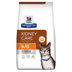 Сухий лікувальний корм з куркою для котів із захворюваннями нирок Hill's Prescription Diet k/d Kidney Care Chicken